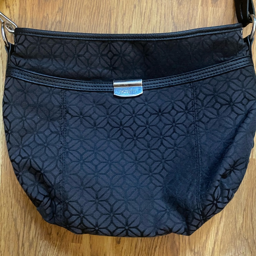 Rosetti Black Shoulder Purse
